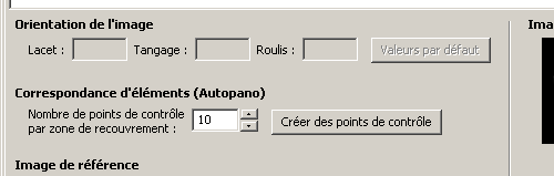 Recherche automatique de points de contrôles Recherche automatique de points de contrôles